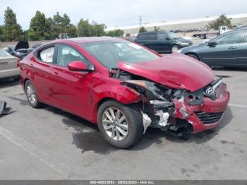  Salvage Hyundai ELANTRA