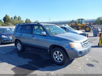  Salvage Toyota Highlander