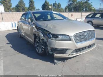  Salvage Lincoln MKZ Hybrid