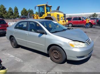  Salvage Toyota Corolla