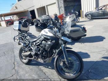  Salvage Triumph Motorcycle Tiger