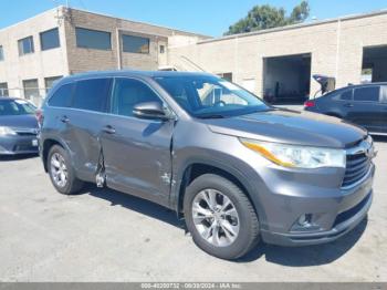  Salvage Toyota Highlander