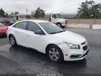  Salvage Chevrolet Cruze