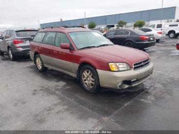  Salvage Subaru Outback