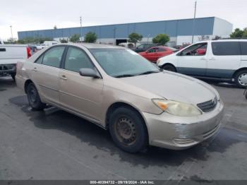  Salvage Toyota Camry