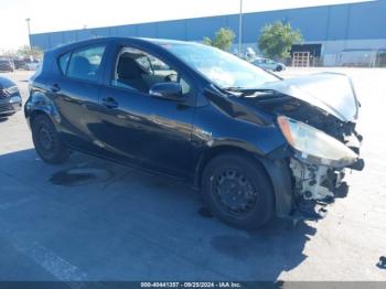  Salvage Toyota Prius c