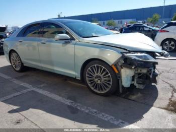  Salvage Lincoln MKZ Hybrid