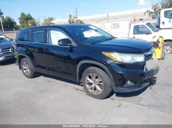  Salvage Toyota Highlander