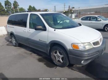  Salvage Pontiac Montana