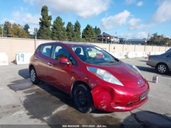  Salvage Nissan LEAF