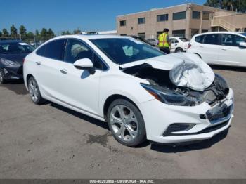  Salvage Chevrolet Cruze