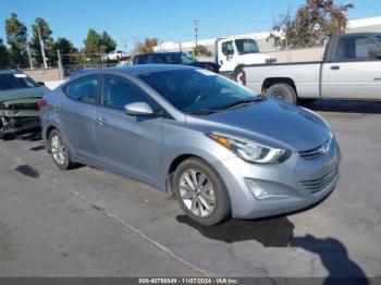  Salvage Hyundai ELANTRA