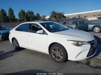  Salvage Toyota Camry