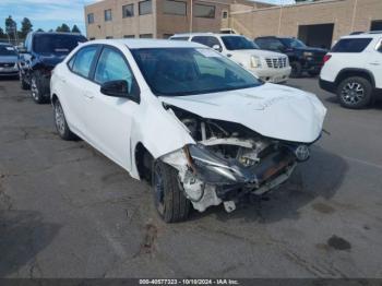  Salvage Toyota Corolla