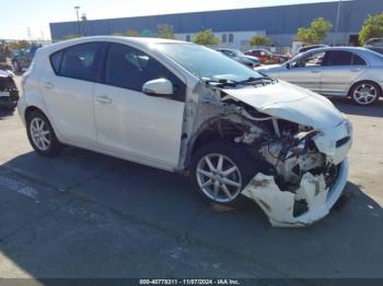  Salvage Toyota Prius c