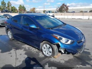  Salvage Hyundai ELANTRA