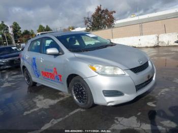  Salvage Toyota Matrix