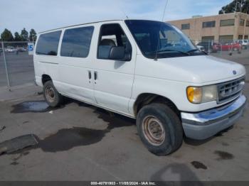  Salvage Ford Club Wagon