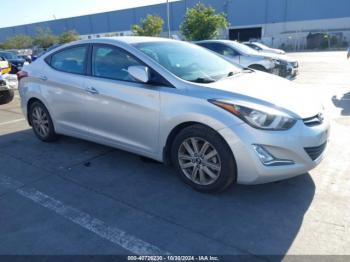  Salvage Hyundai ELANTRA