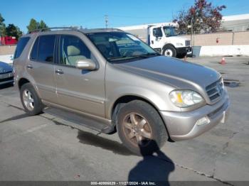  Salvage Mercedes-Benz M-Class