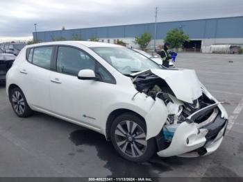  Salvage Nissan LEAF