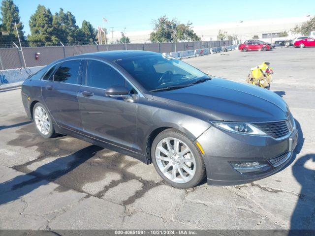  Salvage Lincoln MKZ Hybrid