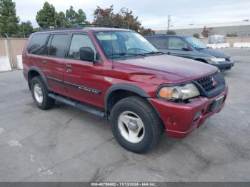  Salvage Mitsubishi Montero Sport