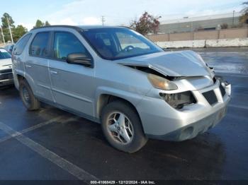  Salvage Pontiac Aztek