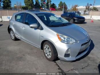  Salvage Toyota Prius c