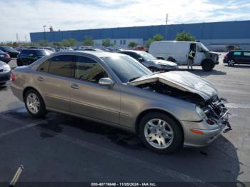  Salvage Mercedes-Benz E-Class