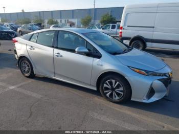  Salvage Toyota Prius Prime