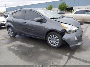  Salvage Toyota Prius c