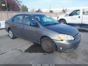  Salvage Toyota Corolla