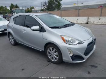  Salvage Toyota Prius c