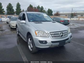  Salvage Mercedes-Benz M-Class