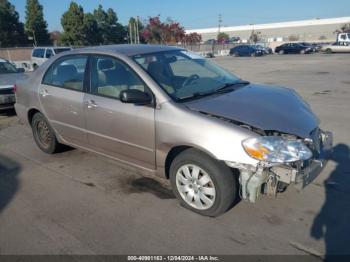  Salvage Toyota Corolla