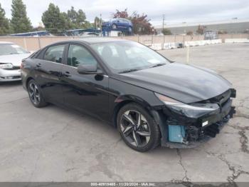  Salvage Hyundai ELANTRA