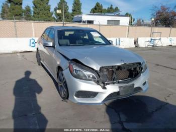  Salvage Mercedes-Benz E-Class