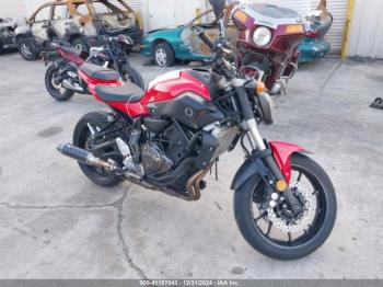  Salvage Yamaha Fz07a