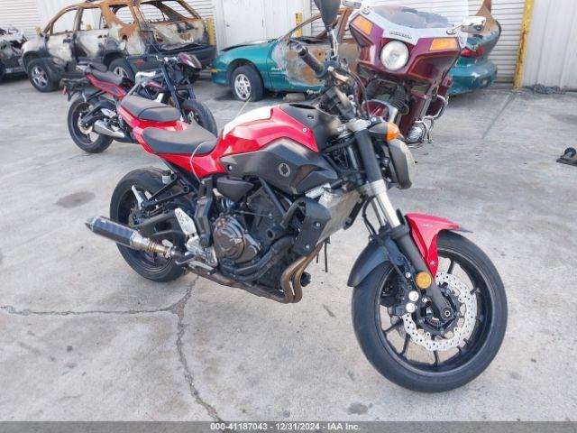  Salvage Yamaha Fz07a