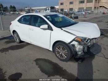  Salvage Toyota Corolla