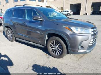  Salvage Toyota Highlander