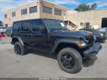  Salvage Jeep Wrangler