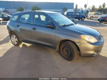  Salvage Toyota Matrix