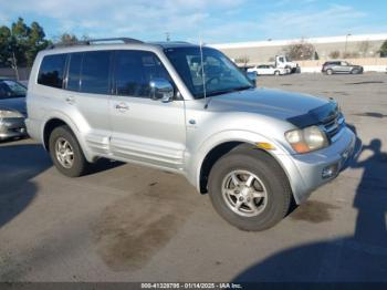  Salvage Mitsubishi Montero