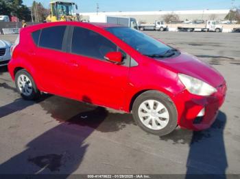  Salvage Toyota Prius c