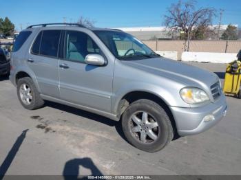  Salvage Mercedes-Benz M-Class