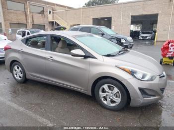  Salvage Hyundai ELANTRA