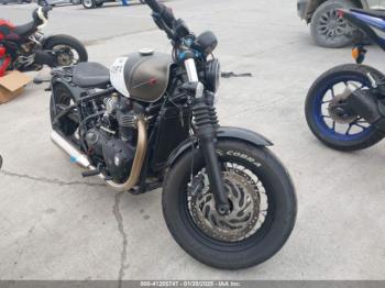  Salvage Triumph Motorcycle Bonneville