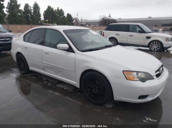  Salvage Subaru Legacy